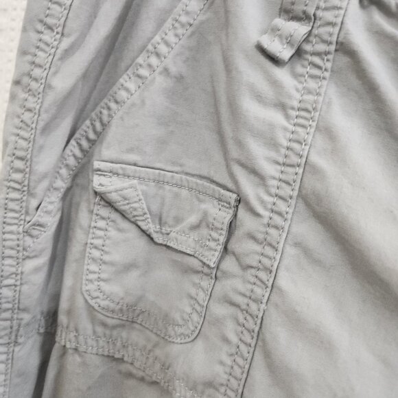 Divided by H&M gray cargo pants low rise baggy Y2K streetwear size 18 - Picture 5 of 14